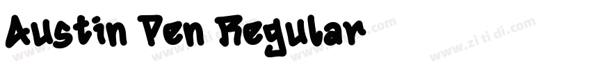 Austin Pen Regular字体转换